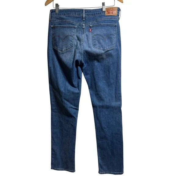 Levi Strauss 712 Slim Jeans Women Blue Denim Medium Wash Size 31 #863 - Picture 2 of 7